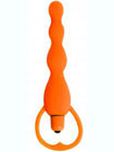 Climax Silicone Vibrating Bum Beads Orange